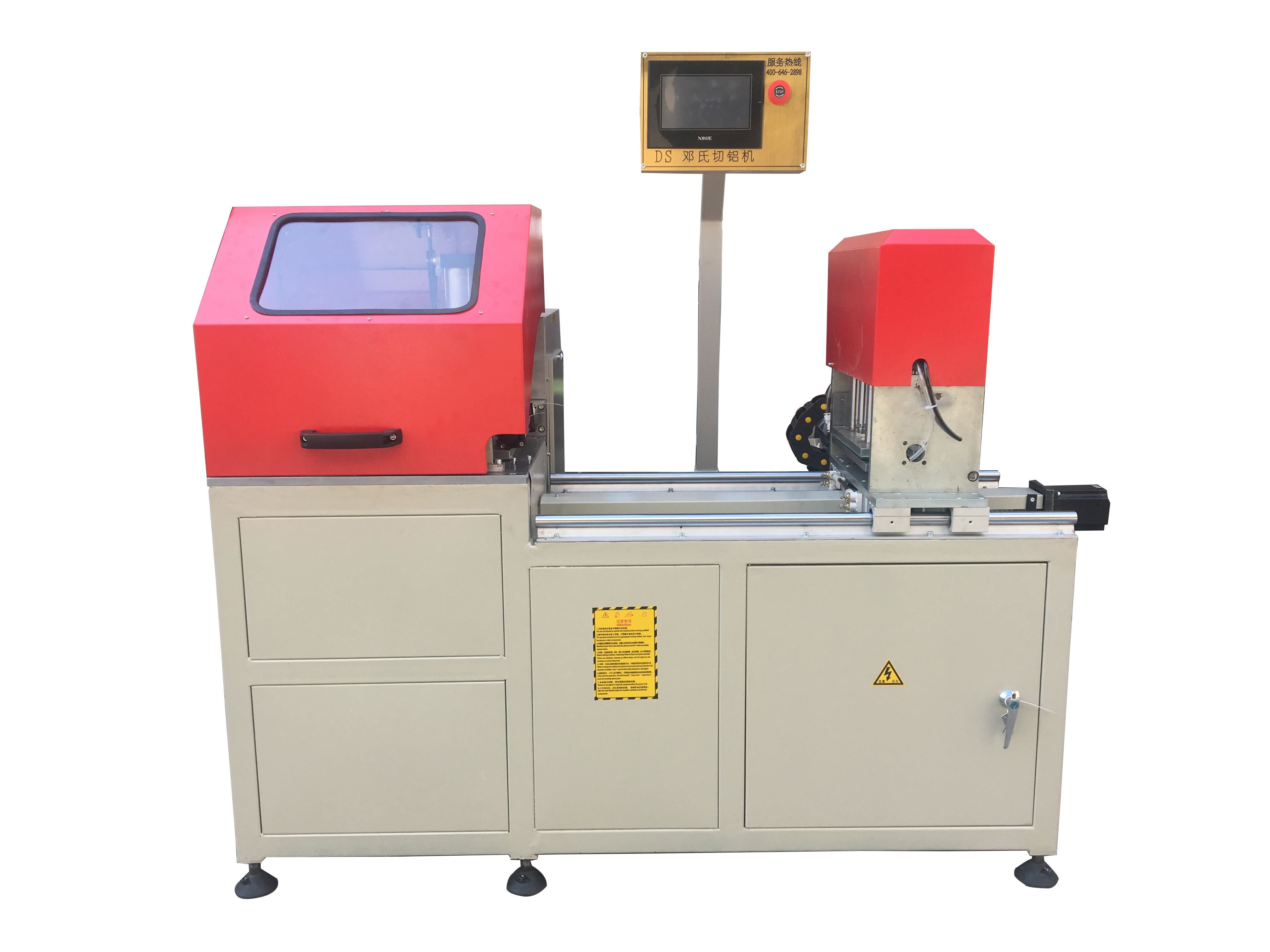 小型高精度鋁型材切割機(jī)，切割8*2mm液晶電視零部件鋁型材案例